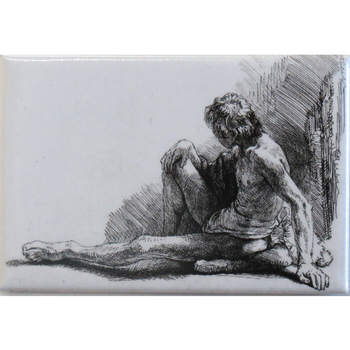 Magnet Seated Male Nude 