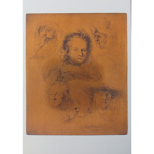 Postcards Copperplate and Etching Saskia 