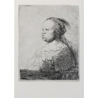 2 Ansichtkaarten Zwart in Rembrandts tijd