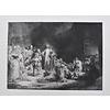 ETCHING Christ preaching ('The hundred-guilderprint')