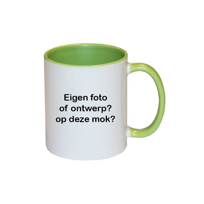 Mok Met Foto Groen huismerk kopen in de aanbieding