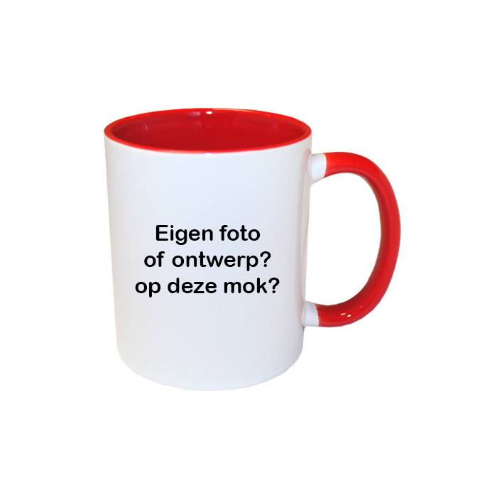 Mok Met Foto Rood huismerk kopen in de aanbieding