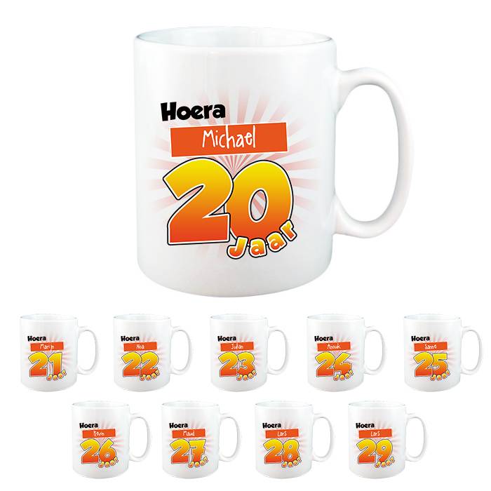 Mok 20 21 22 23 24 25 26 27 28 29 Jaar huismerk kopen in de aanbieding Mok 20 21 22 23 24 25 26 27 28 29 Jaar huismerk kopen in de aanbieding
