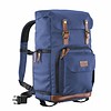 Mantona Camera Backpack Luis blue, retro