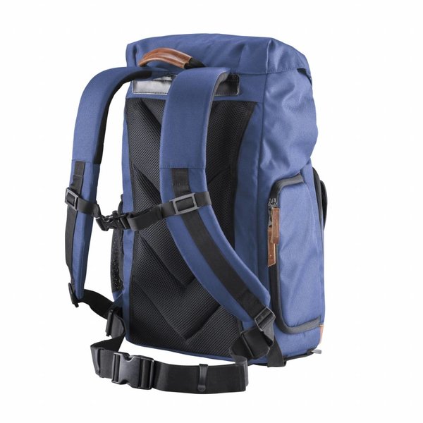 Mantona Camera Backpack Luis blue, retro