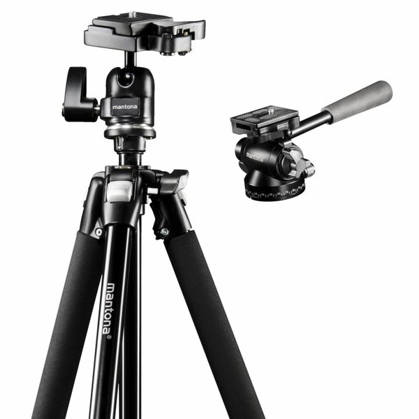 Mantona Scout Stativ Max Videoneiger Pan 360