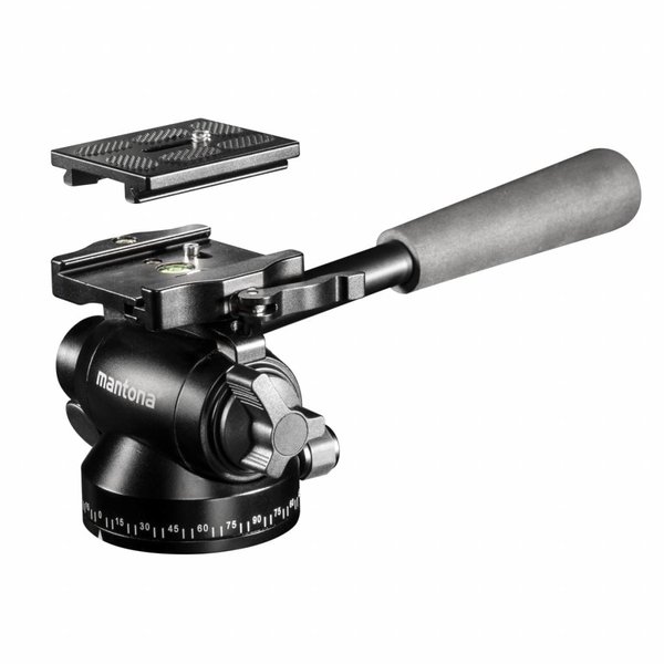 Mantona Camera Tripod Scout Max + Tillhead Pan 360°