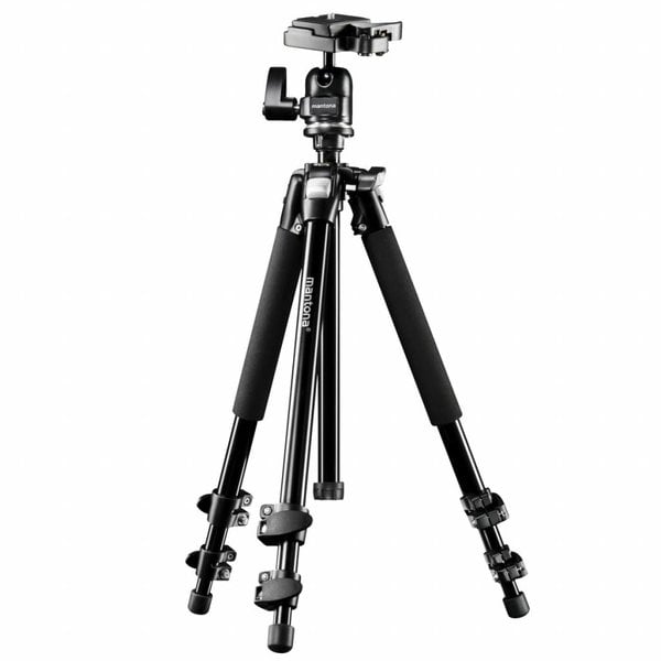 Mantona Camera Tripod Scout Max + Tillhead Pan 360°