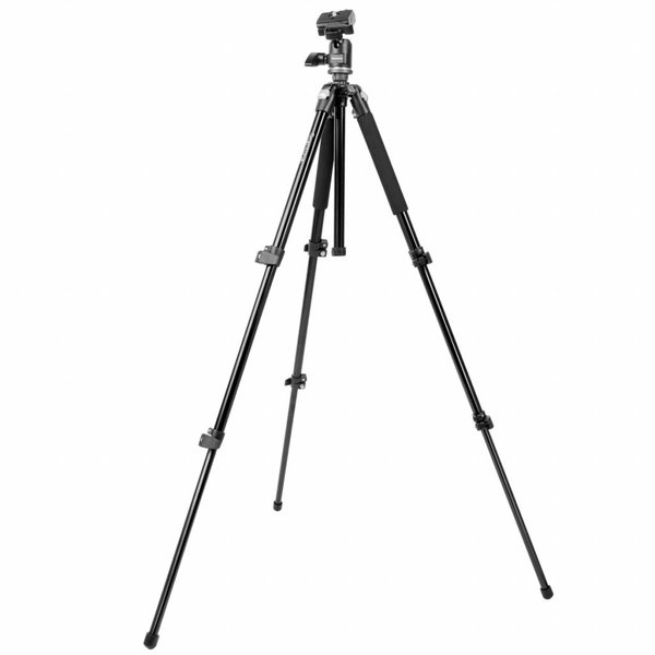 Mantona Camera Tripod Scout Max + Tillhead Pan 360°