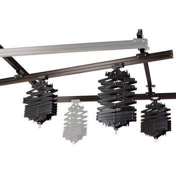 Deckenschienensystem 4x3m, mit 3 Scheren