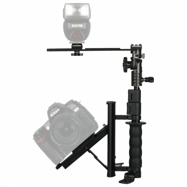 Walimex Flip Flash Bracket with TELESCOPIC Arm