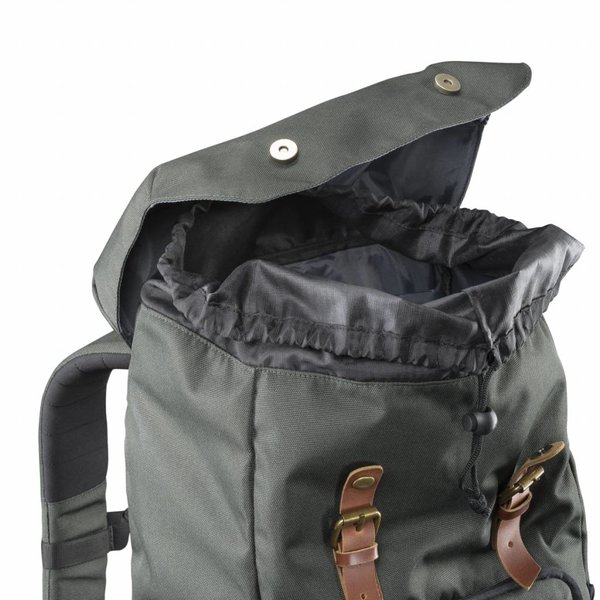 Mantona Camera Backpack Luis green, retro