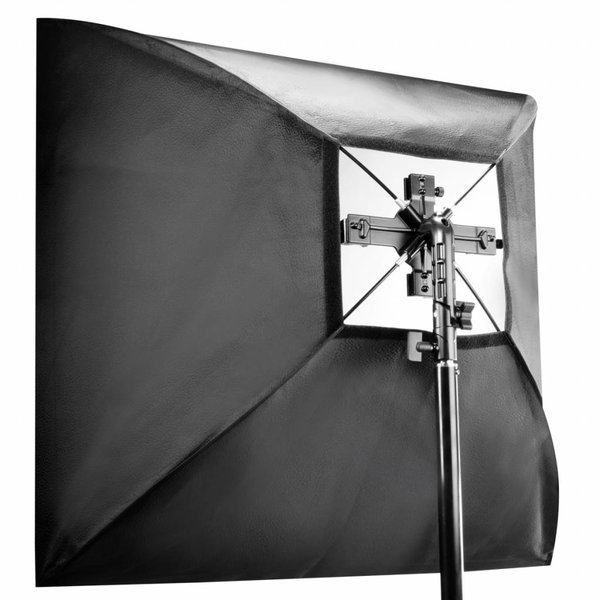 Walimex Set 4f. Blitzhalter inkl. Softbox 90x90cm