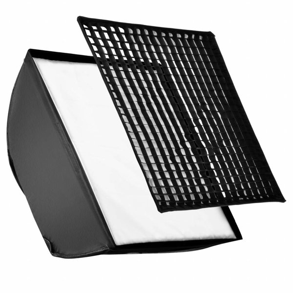 Walimex Quad Flitshouder/Softbox Set 4 Zilver