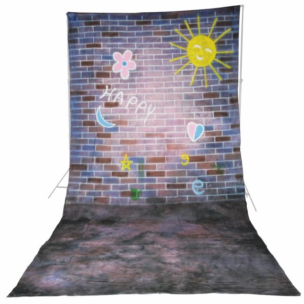 Walimex Pro Motif Cloth Background 'Happy', 3x6m