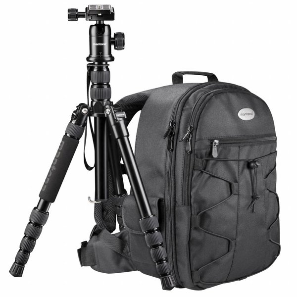 Mantona Camera Tripod & Backpack Travel Kit