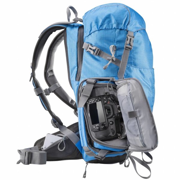 Mantona Outdoor-Elemente Rucksack mit Kameratasche