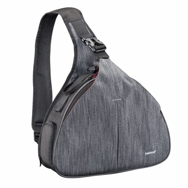 Mantona Camera Bag Triangle Grey + DSLM Tripod