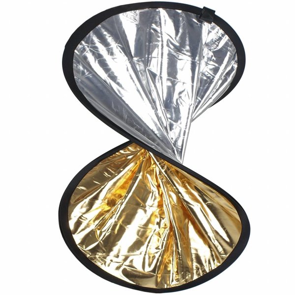 Walimex Opvouwbaar Reflectiescherm Dubbele Zilver/Goud, 30cm