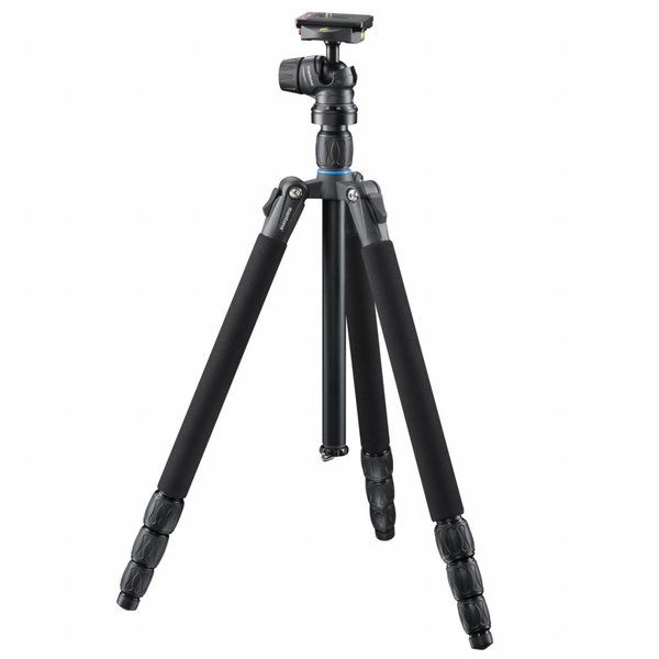 Mantona Camera Tripod with Ball Head SG-350 Black 168cm