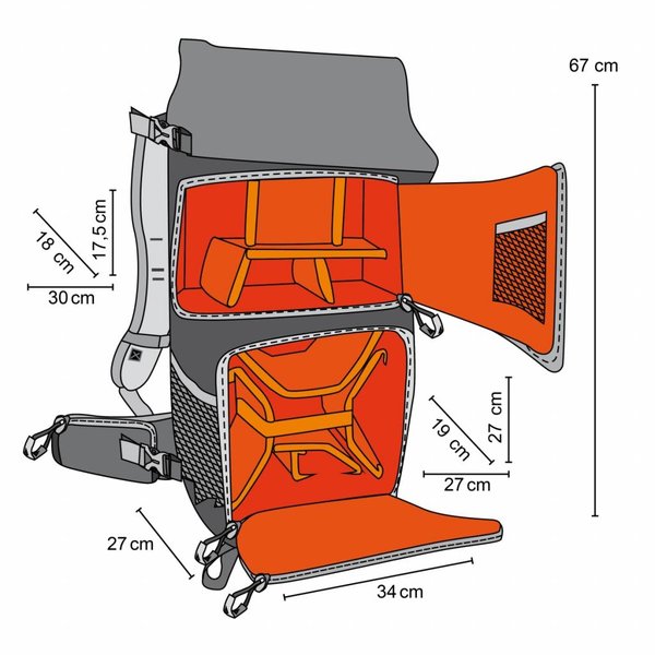 Mantona Drone & Camera Bag Dronebag ElementsPro