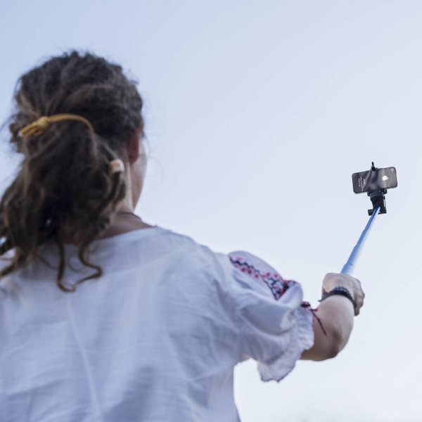 Mantona GoPro Handstand Selfy and Action Cam, Bleu