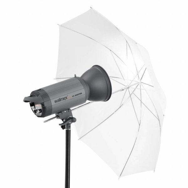 Walimex Pro Reflex 2in1 & Transl. Umbrella white, 84cm