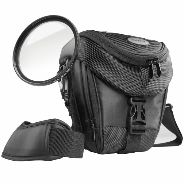 Mantona Camera Bag Premium Colt + UV Filter 58mm Kit