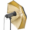 Walimex Pro Reflex Umbrella Black/Golden 2 lay., 109cm