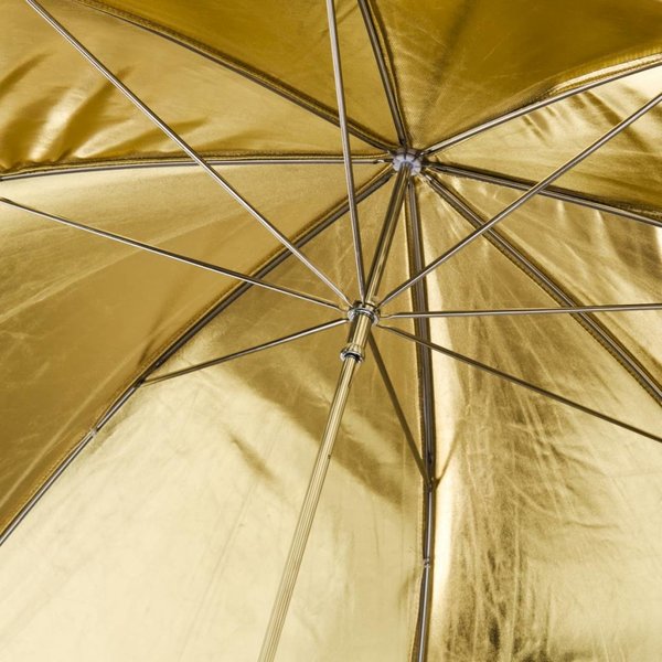 Walimex Pro Reflex Umbrella Black/Golden 2 lay., 109cm