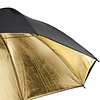 Walimex Pro Reflex Umbrella Black/Golden 2 lay., 109cm