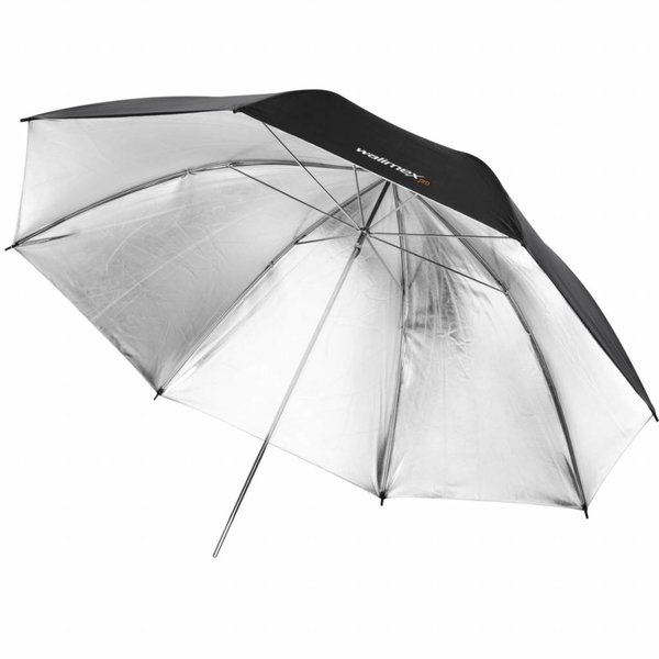 Walimex Pro Reflex Umbrella Black/Silver 2 lay., 109cm