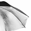 Walimex Pro Reflexschirm schwarz/silber 2-lagig, 109cm