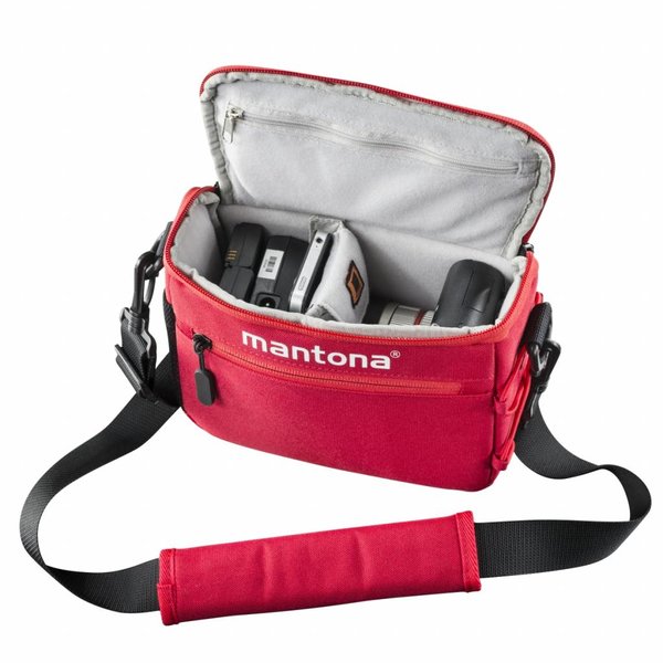 Mantona Camera Bag Irit System, Red