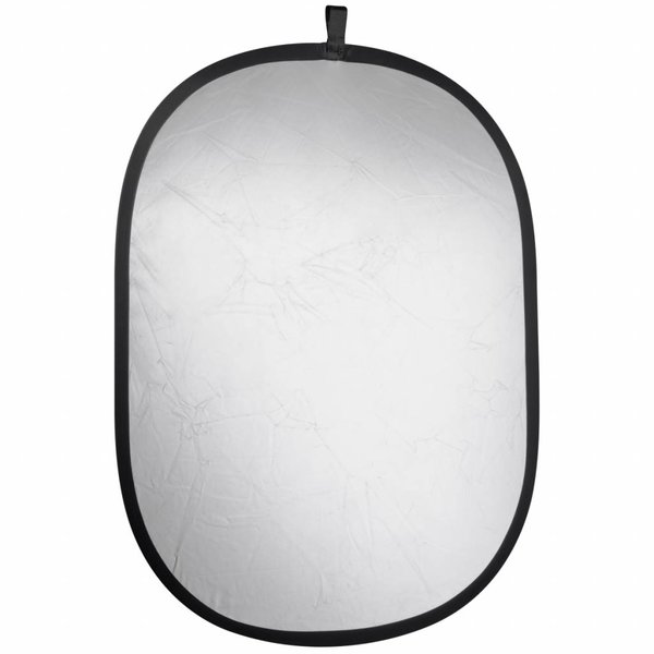 Walimex Opvouwbare Reflectieset  2in1 Zilver/Wit 102x168cm