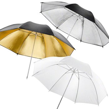 Walimex Translucent Studio Umbrella Set of 3, 84cm