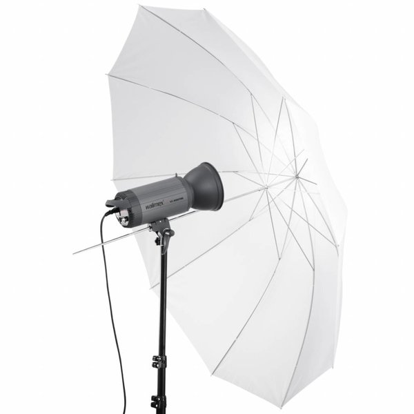 Walimex Pro Reflex 2in1 & Transl. Umbrella white 150cm