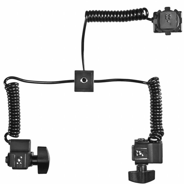 Walimex Makro Blitzschiene Basic m. Y-Kabel Pentax