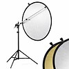 Walimex Reflector Holder Set Silver/Gold, 100cm