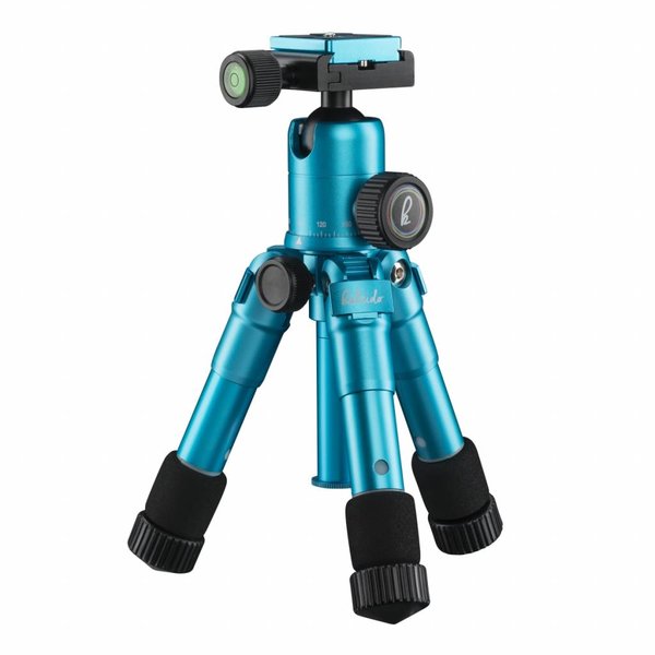 Mantona Mini Tripod Kaleido ocean blue metallic