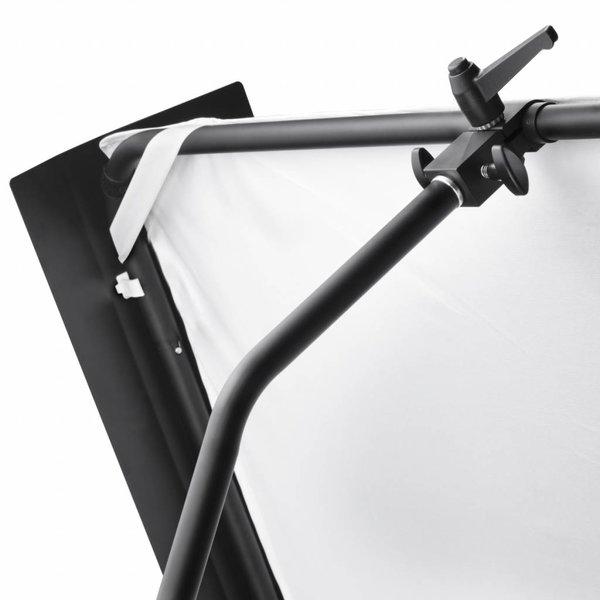 Walimex Pro Studio Reflector Panel with Barndoors, 1x1m