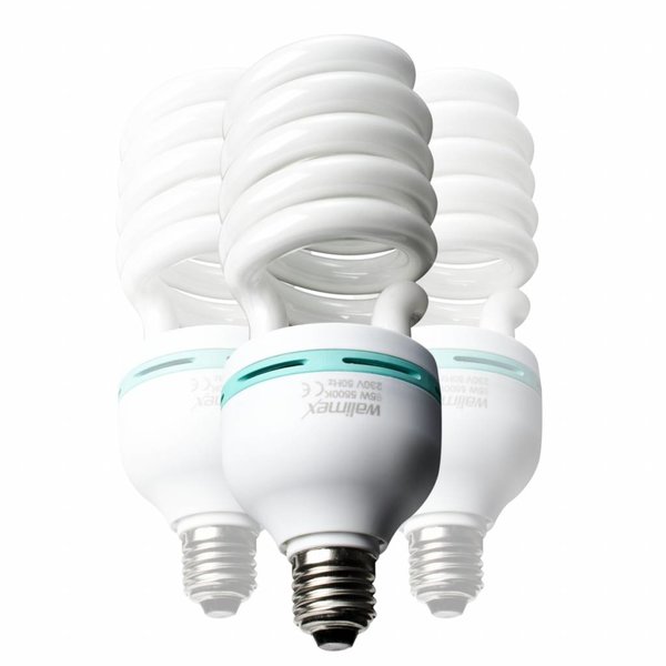 Walimex Daylight Spiral Lamp 85W, 3 pcs.