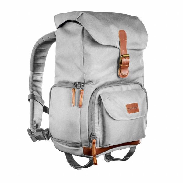 Mantona Photo Backpack Luis Junior Grey, retro