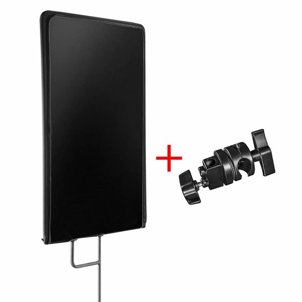 Walimex Pro Studio Reflector Panel Set 4in1, 60x75cm + clamp