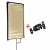 Walimex Pro Studio Reflector Panel Set 4in1, 60x75cm + clamp