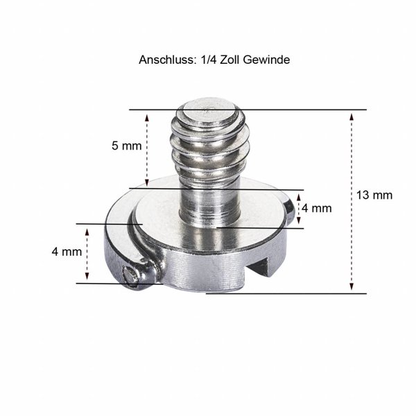 Walimex Pro Camera Fixing Screws 1/4 inch