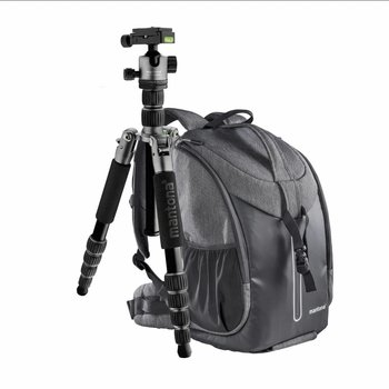 Mantona Camera Backpack Tallinn + Tripod Traveler Kit