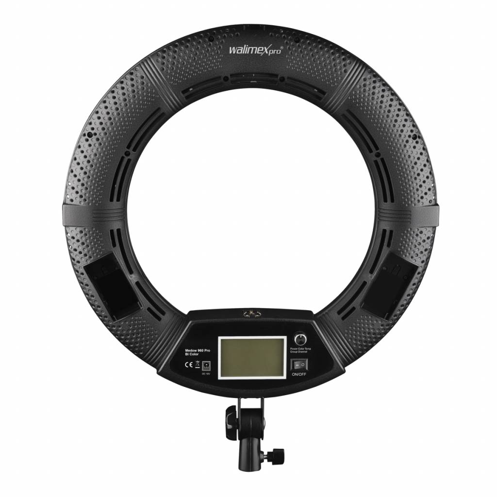 Walimex pro LED ringlamp 500 Bi Color Plus statief - modern LED