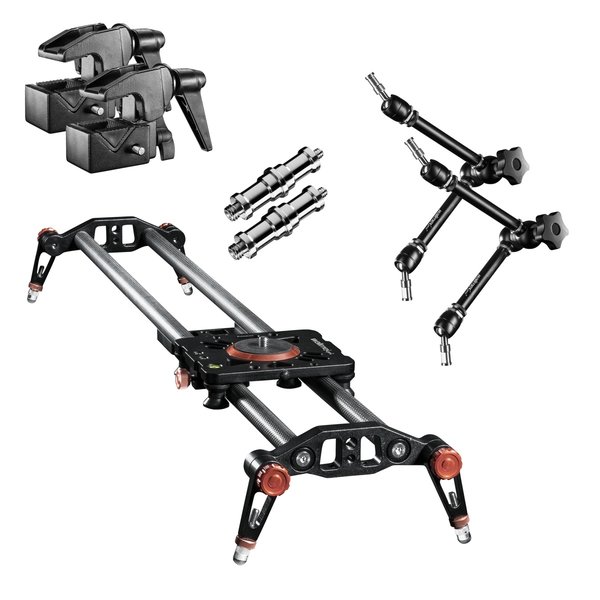 Mantona Carbon Video Slider 8 Support Set