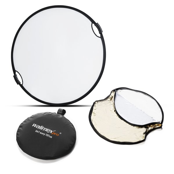 Walimex Pro Foldable Reflection set 5in1 Comfort Ø107cm